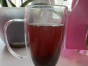 Компот из вишни с корицей