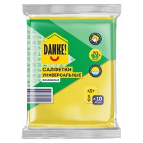 Салфетки DANKE! вискозные 30х38см10шт