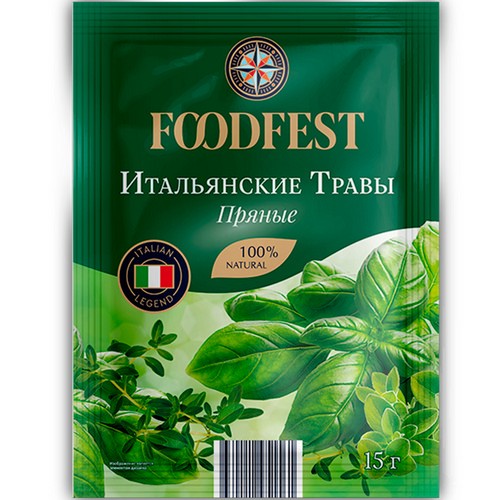Приправа FOODFEST итальянские травы 15г