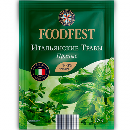 Приправа FOODFEST итальянские травы 15г