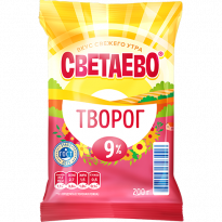 Творог СВЕТАЕВО 9% 200г