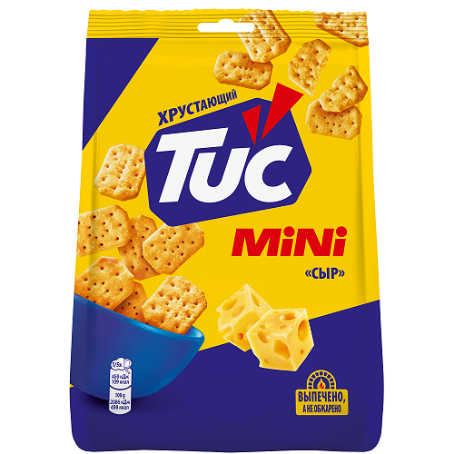 Крекер Tuc мини соленый со вкусом сыра 110г