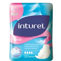 Прокладки INTUREL Normal женские гигиенические 20шт