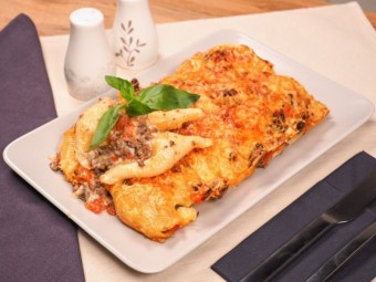 Лазанья с макаронами