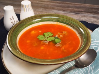 Суп с нутом и говядиной