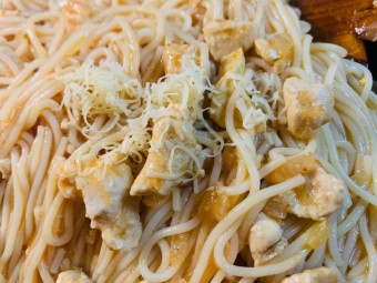 Паста с куриным филе