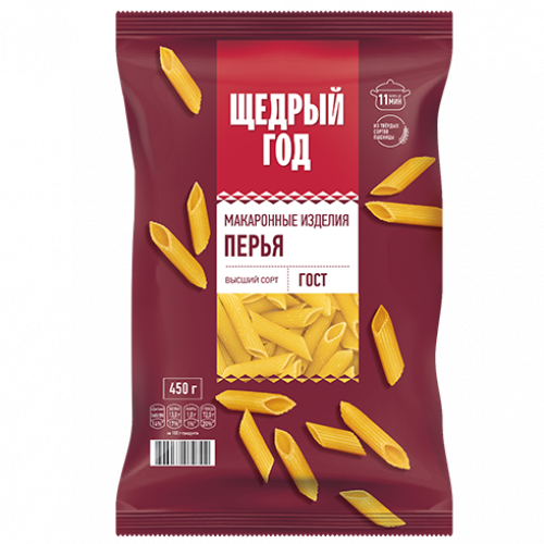 Мак.изд.ЩЕДРЫЙ ГОД перья 450г