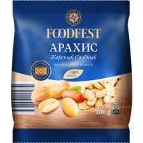 Ядра арахиса FOODFEST жареные соленые 200г