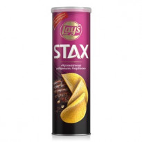 Чипсы Lay's Stax ароматные ребрышки барбекю 140г