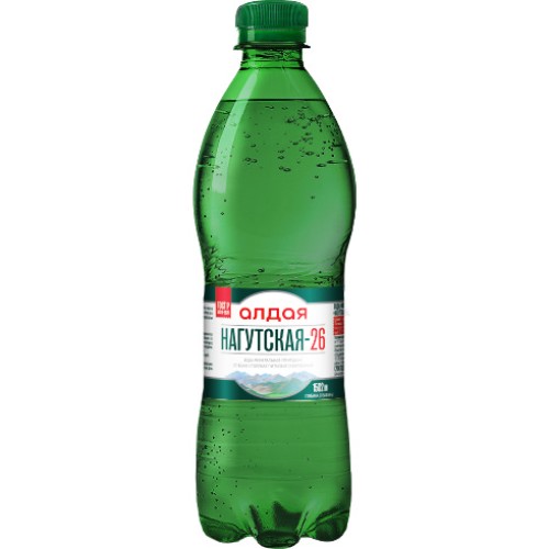 Вода АЛДАЯ Нагутская-26 минер. газ. 0.5л