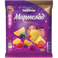 Мармелад DELIBON Ассорти желейный 500г