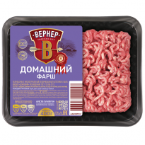 Фарш ВЕРНЕР Домашний мясной охлажденный 400г