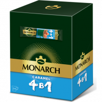 Напиток Monarch 4в1 Caramel кофейный раств. 24х13,5г