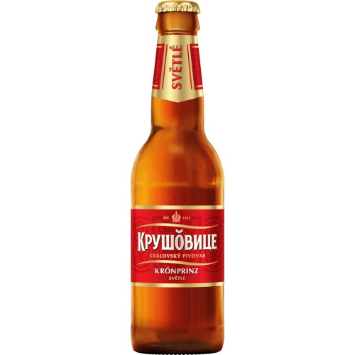 Пиво Krusovice Svetle светлое пастеризованное 330мл