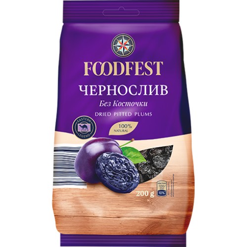 Сливы FOODFEST сушеные без косточки 200г