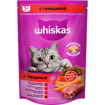 Корм Whiskas сухой с говядиной для кошек 350г