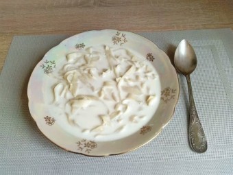 Домашний молочный суп с лапшой