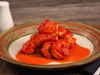 Креветки в медовом соусе