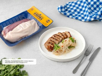 Фунчоза с утиной грудкой