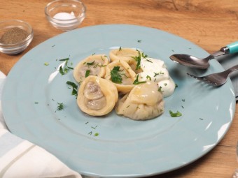 Пельмени с капустой