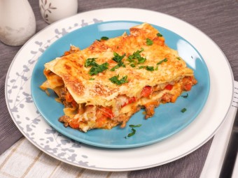 Лазанья с мясом