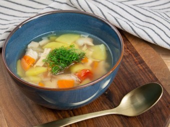 Вкусная уха с окунем и щукой