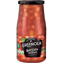 Фасоль GREENOLA по-домашнему печеная 530г