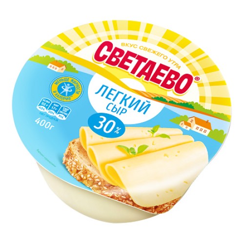 Сыр СВЕТАЕВО Легкий 30% 400г