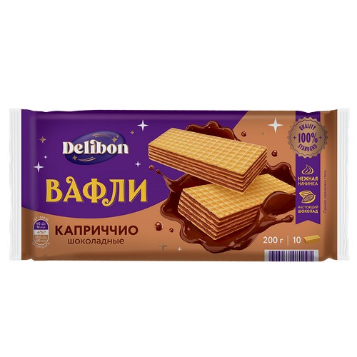 Вафли DELIBON Каприччио 10х20г
