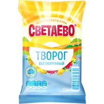 Творог СВЕТАЕВО обезжиренный 200г