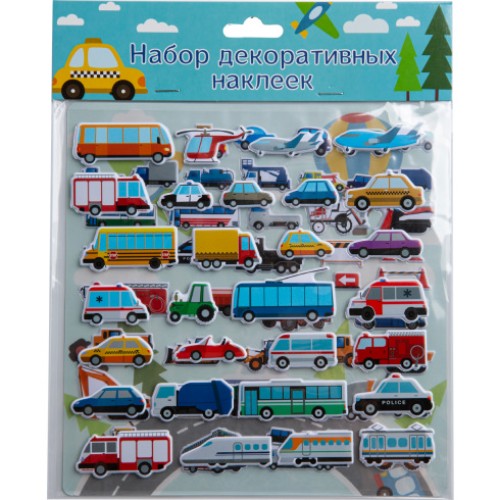 Набор наклеек декоративных 2л