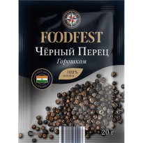 Перец FOODFEST черный горошком 20г