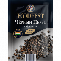 Перец FOODFEST черный горошком 20г