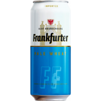 Пиво Frankfurter Hefeweizen светлое пшен. нефильтр. 5% 0.5л