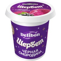 Десерт DELIBON Щербет взбитый из черной смородины 2% 80г