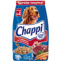 Корм Chappi с говяд. по-домашнему для собак 2.5кг