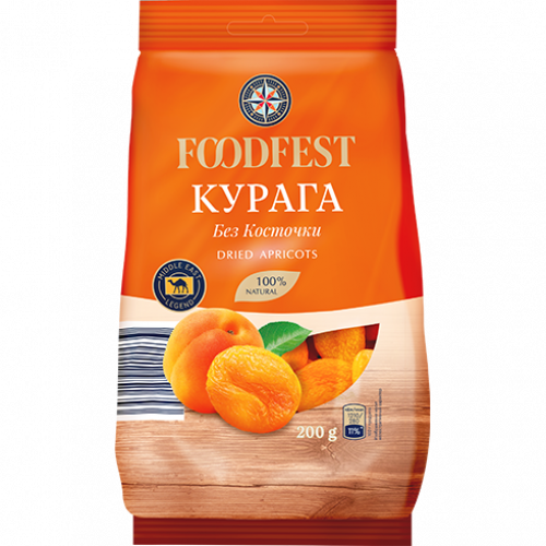 Курага FOODFEST без косточки 200г