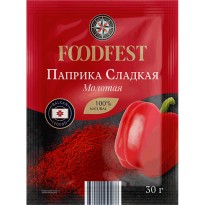 Паприка FOODFEST красная сладкая молотая 30г