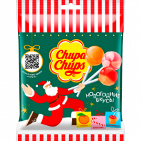 Карамель Chupa Chups новогодн. вкусы 120г