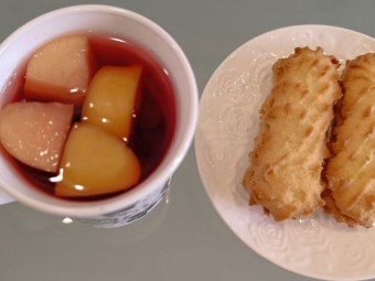 Вишнево-яблочный компот