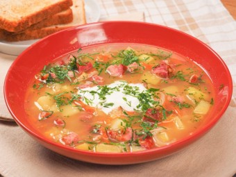 Суп с ребрышками