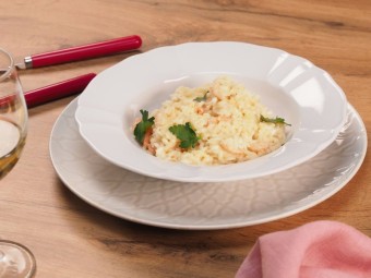 Ризотто с креветками