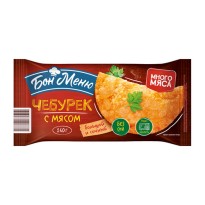 Чебурек БОН МЕНЮ с мясом замороженный 140г