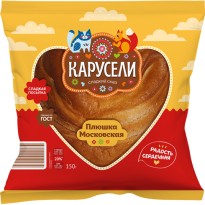 Плюшка КАРУСЕЛИ Московская 150г
