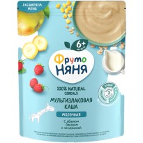 Каша ФрутоНяня из злаков молочная 200г