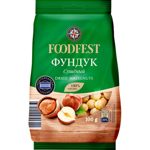 Ядра орехов FOODFEST фундука 100г