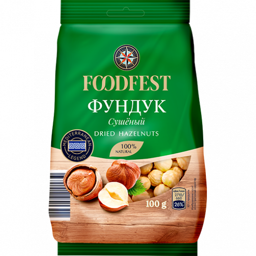 Ядра орехов FOODFEST фундука 100г