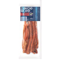Горбуша ДИКОЕ МОРЕ вяленая соломка со вкусом копчения 40г