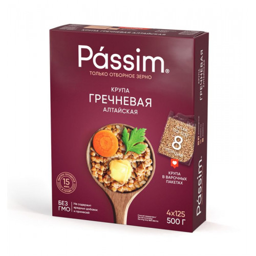 Крупа Passim Алтайская гречневая ядрица 500г