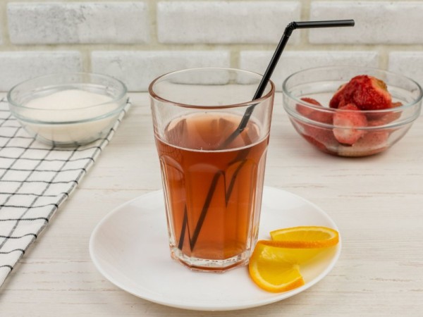 Компот из замороженной клубники